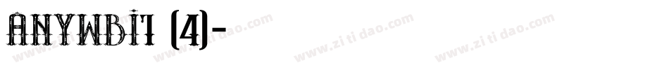 Anywbi1 (4)字体转换